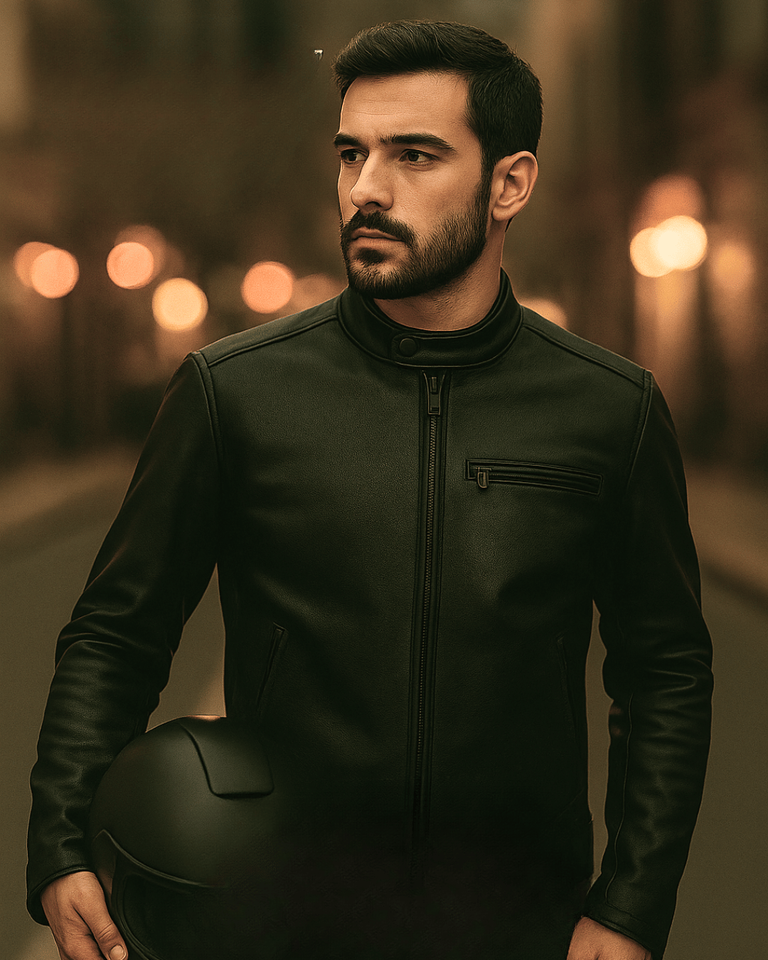 Motorcycle Leather Jacket