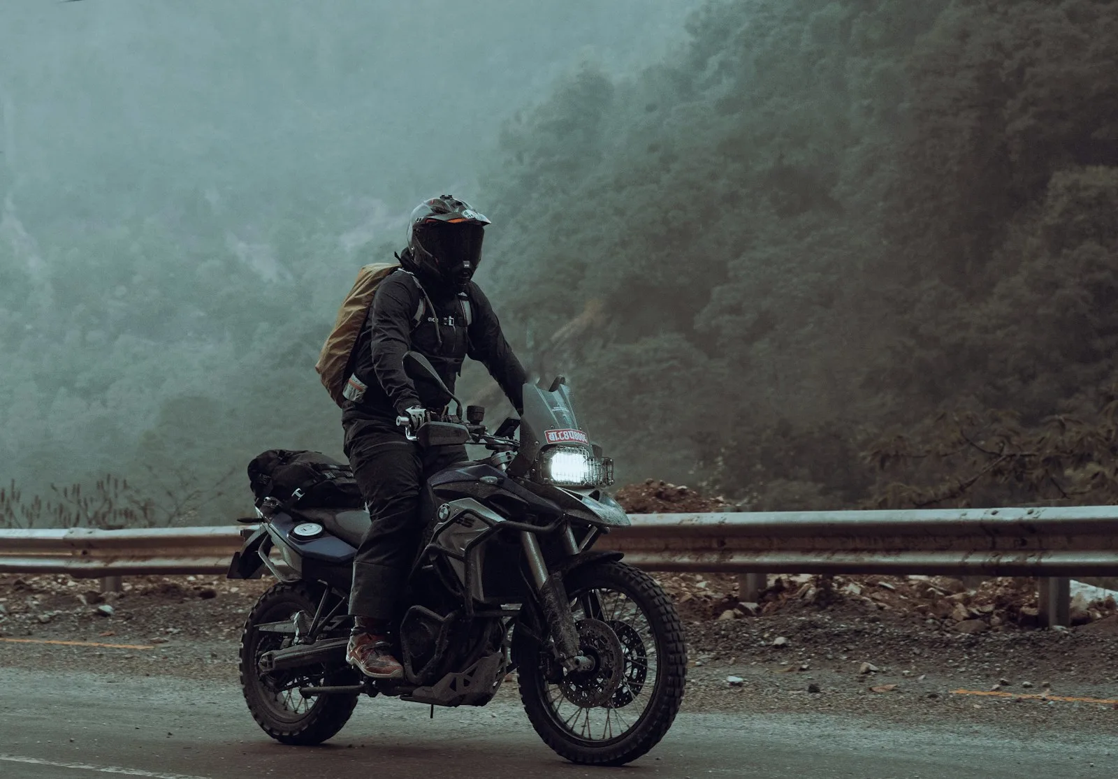 Motorcycle Riding Gloves a man on a motorcycle
